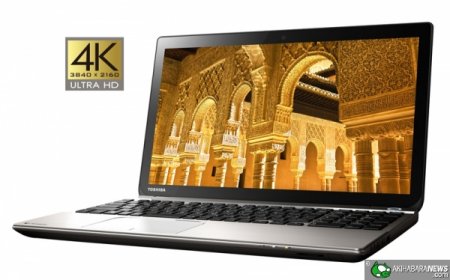 Toshiba Dynabook T954 - первый в мире 4K ЖК ноутбук